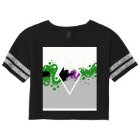 Identity Fluid Combined Demiromantic And Demisexual   Diamond Scorecard Crop Tee | Artistshot