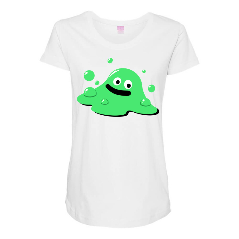 Dragon Quest Bubble Slime Maternity Scoop Neck T-shirt by casonedionq | Artistshot