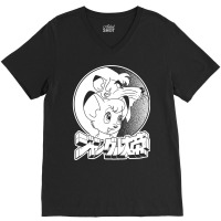 White Lion V-neck Tee | Artistshot