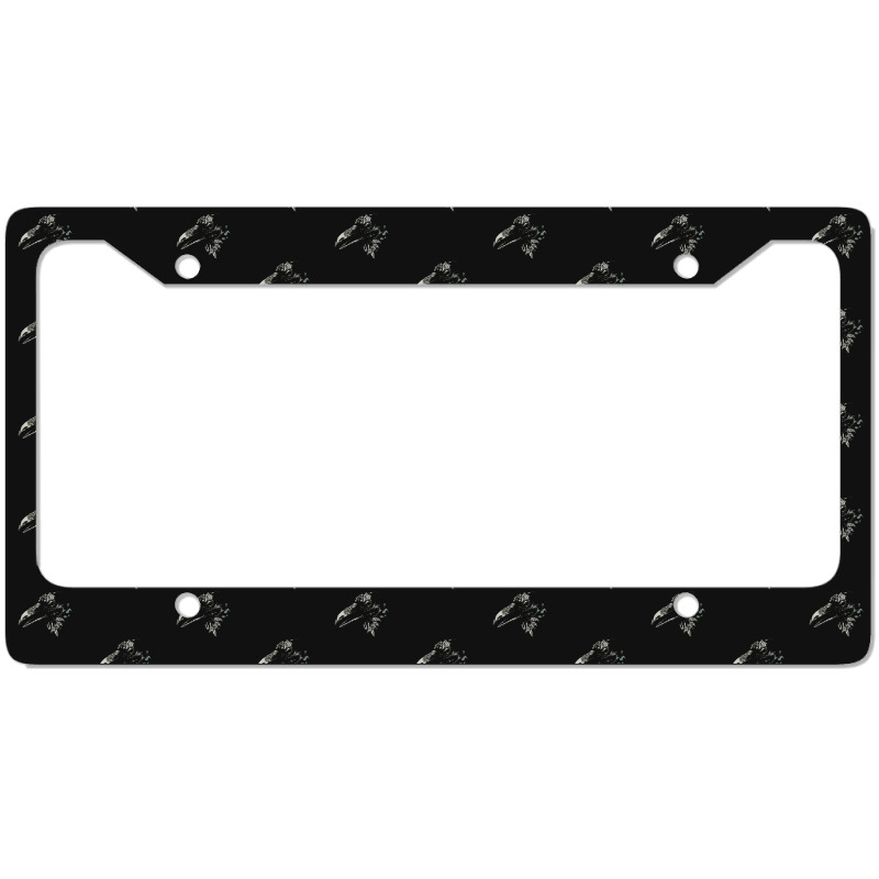 Crow Raven Bird Head T License Plate Frame | Artistshot