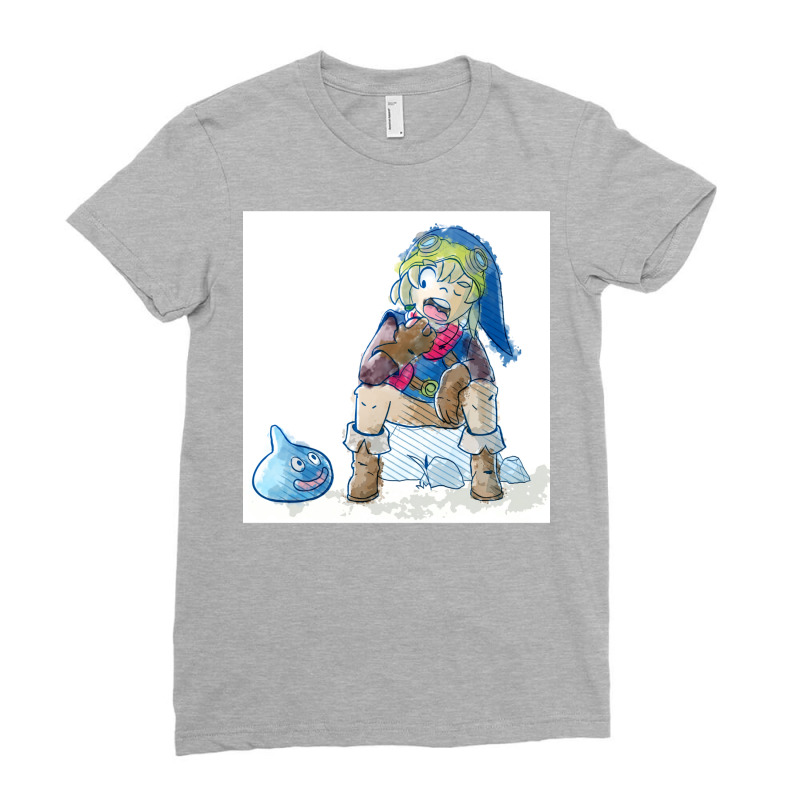 Dragon Quest Builders Ladies Fitted T-Shirt by casonedionq | Artistshot