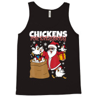 Chickens For Everybody Santa Christmas Chicken Tank Top | Artistshot