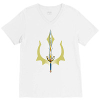 Sword Of The Luminary V-neck Tee | Artistshot