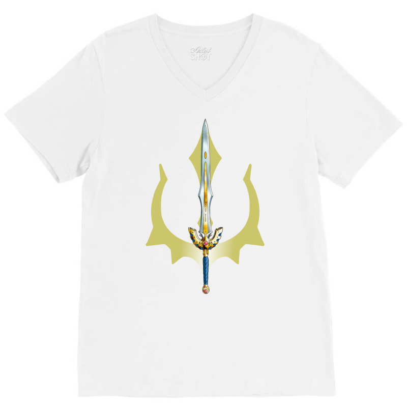 Sword Of The Luminary V-Neck Tee by pikusharm6 | Artistshot