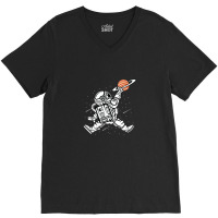 Space Dunk 1 V-neck Tee | Artistshot