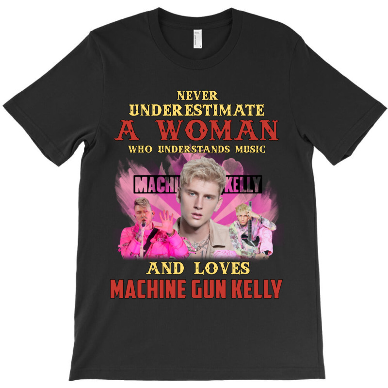 Never Underestimate A Woman Who Loves Machine T-shirt | Artistshot