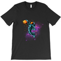 Space Dunk Essential Basketball Astronaut T-shirt | Artistshot