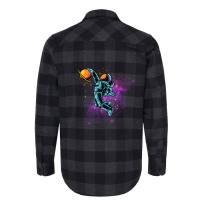 Space Dunk Essential Basketball Astronaut Flannel Shirt | Artistshot