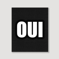 Oui Portrait Canvas Print | Artistshot