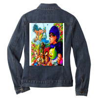 Quest Of The 5th Dragon Artwork X 1 Ladies Denim Jacket | Artistshot