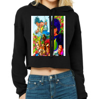 Quest Of The 5th Dragon Artwork X 1 Cropped Hoodie | Artistshot