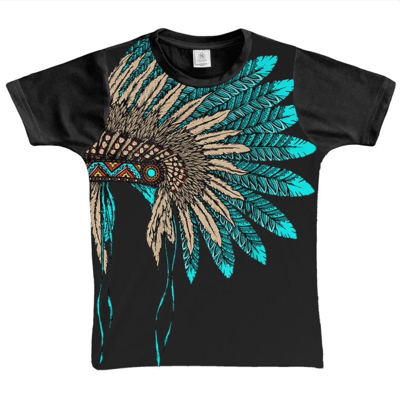 Native American Indian Headdress Costume Jewelry Decor Graphic Youth T-shirt | Artistshot