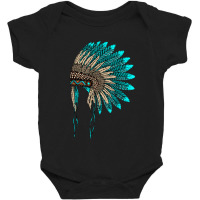 Native American Indian Headdress Costume Jewelry Decor Baby Bodysuit | Artistshot