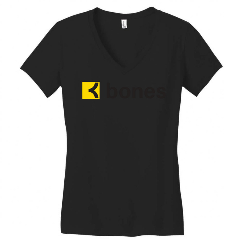 Bones Studio Women's V-Neck T-Shirt by jujiglib4 | Artistshot