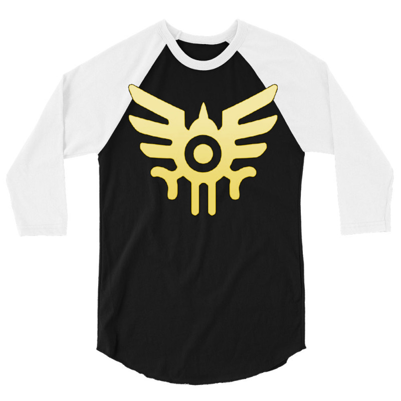 Mark Of Eldrick (dragon Quest) Gold 3/4 Sleeve Shirt by quilebsapievl | Artistshot