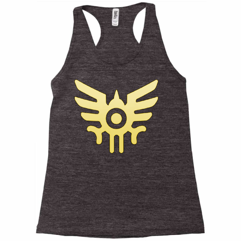 Mark Of Eldrick (dragon Quest) Gold Racerback Tank by quilebsapievl | Artistshot