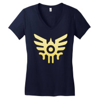 Mark Of Eldrick (dragon Quest) Gold Women's V-neck T-shirt | Artistshot