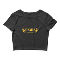 Limited Edition Skal Viking Cheers Skol Pagan Culture And Viking Lifes Crop Top | Artistshot