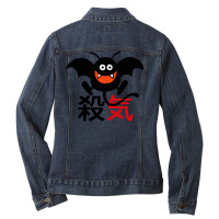 Dragon Quest D Rac Ky B Lood Lust Kan Ji Ladies Denim Jacket | Artistshot