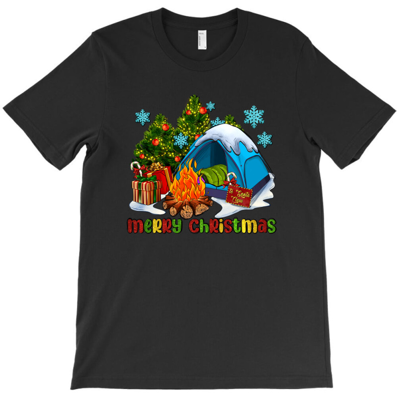 Merry Christmas Camp T-shirt | Artistshot
