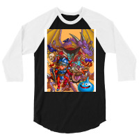 Dragon Warrior Quest Art V 2 3/4 Sleeve Shirt | Artistshot