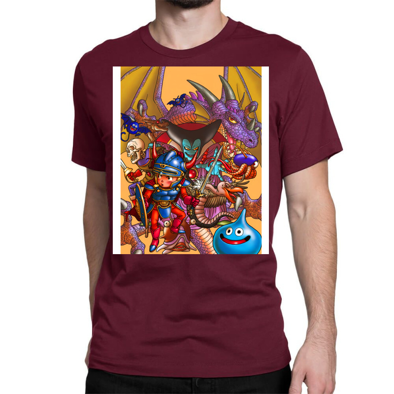 Dragon Warrior Quest Art V 2 Classic T-shirt by matrismonzono | Artistshot