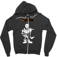 Undertale Papyrus Spaghetti Zipper Hoodie | Artistshot