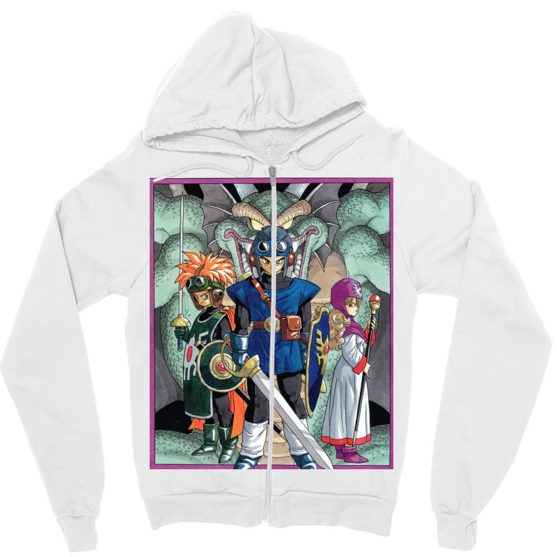 Dragon Quest Ii Zipper Hoodie by casonedionq | Artistshot