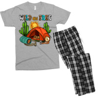 Wild And Free Camp Men's T-shirt Pajama Set | Artistshot