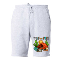 Wild And Free Camp Fleece Short | Artistshot