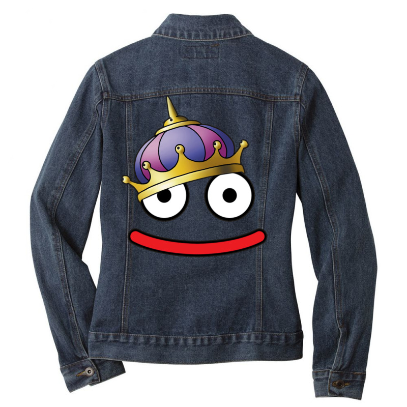 Dragonquest King Slime Ladies Denim Jacket by matrismonzono | Artistshot