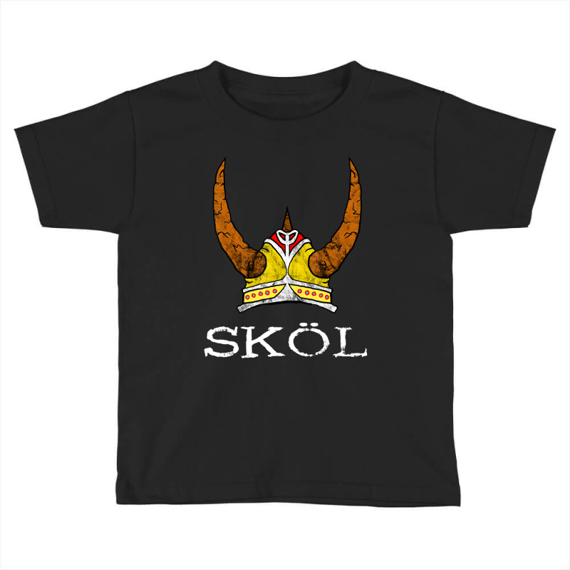 Hot Trend Skol Viking Helmet Nordic Horned Helmet Norse Mythology Toddler T-shirt | Artistshot