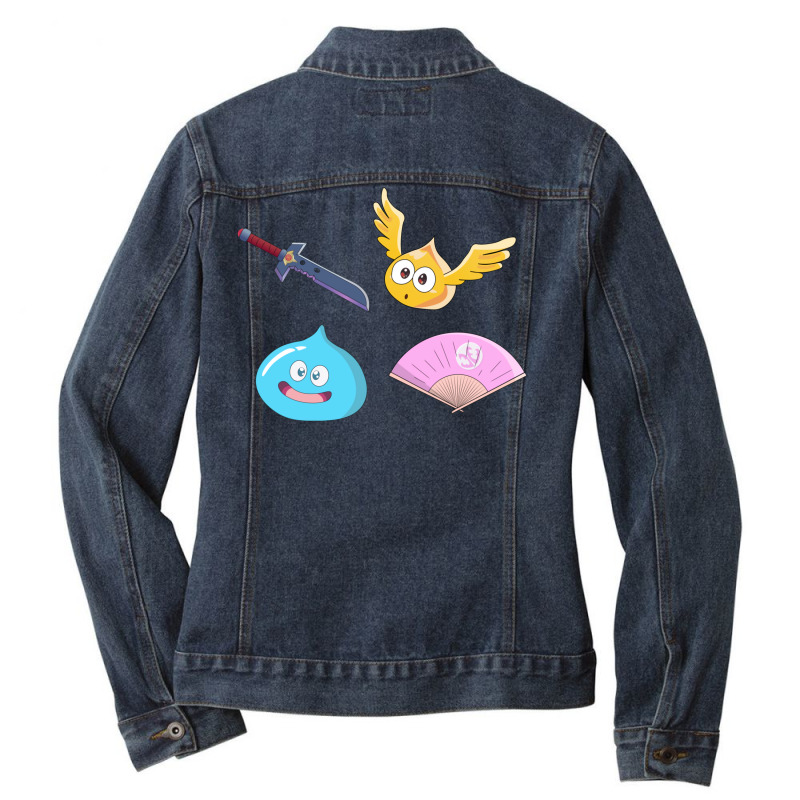 Dragonquest Pack Ladies Denim Jacket by matrismonzono | Artistshot