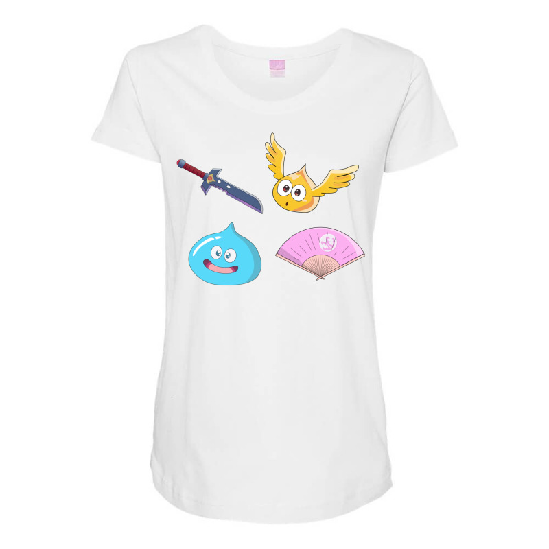 Dragonquest Pack Maternity Scoop Neck T-shirt by matrismonzono | Artistshot