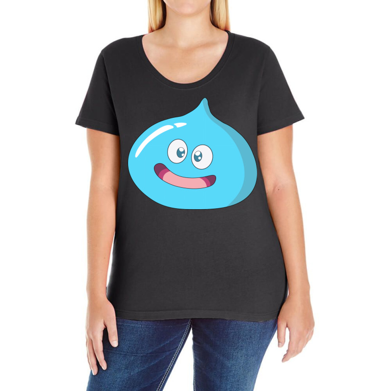 Dragonquest Slime Ladies Curvy T-Shirt by matrismonzono | Artistshot