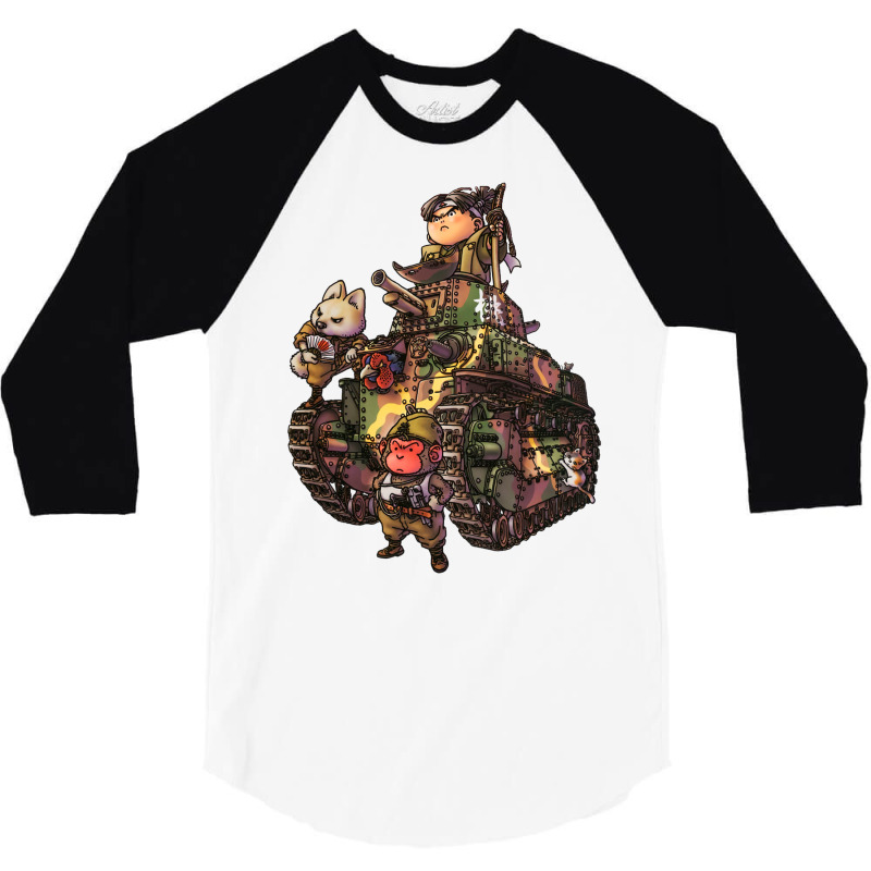 Toriyama Armour Modelling Cover Art 3/4 Sleeve Shirt by pikusharm6 | Artistshot