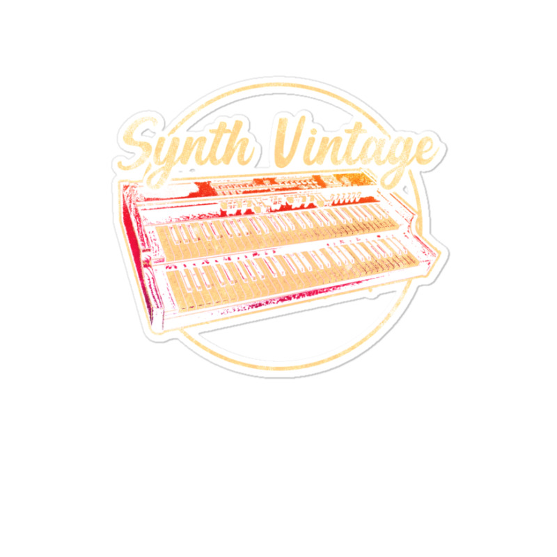 Digital Keyboard Synthesizer Sticker | Artistshot