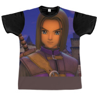 Hero Portrait   Dragon Quest Xi Graphic T-shirt | Artistshot