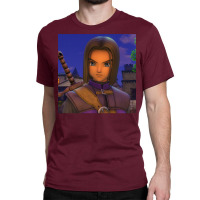 Hero Portrait   Dragon Quest Xi Classic T-shirt | Artistshot