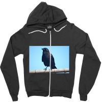 Curiosity And The Crow Zipper Hoodie | Artistshot