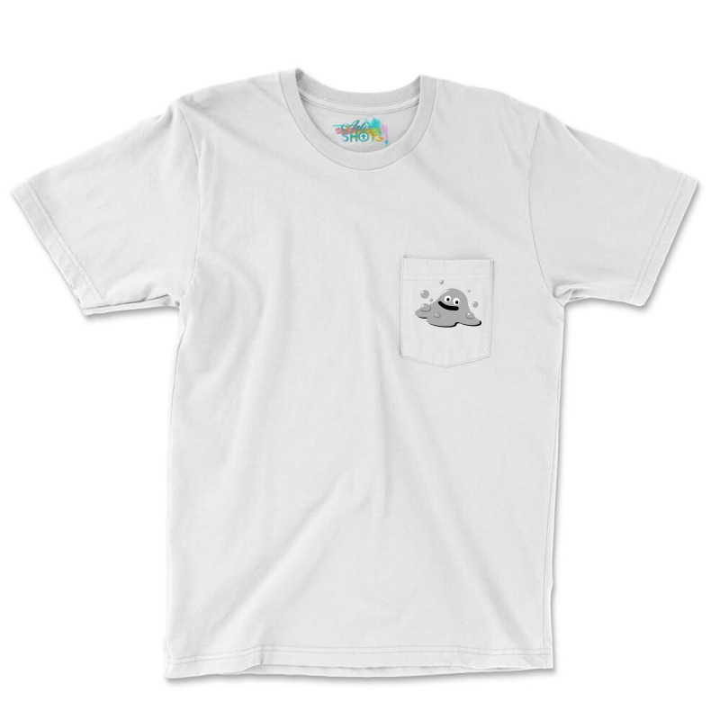 Dragon Quest Liquid Metal Slime Pocket T-Shirt by casonedionq | Artistshot