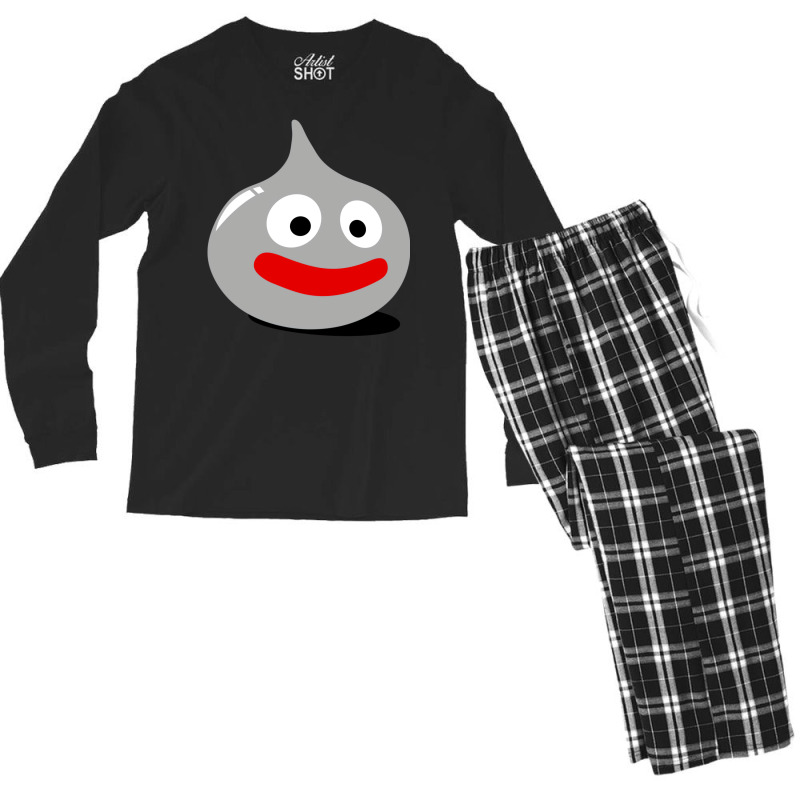 Dragon Quest Metal Slime Men's Long Sleeve Pajama Set by casonedionq | Artistshot