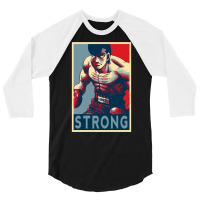 Mamoru Takamura Strong Hajime No Ippo 3/4 Sleeve Shirt | Artistshot