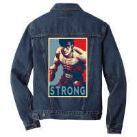 Mamoru Takamura Strong Hajime No Ippo Men Denim Jacket | Artistshot