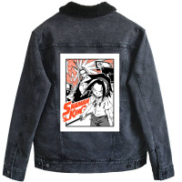 Shaman King Amidamaru Poster 1 Unisex Sherpa-lined Denim Jacket | Artistshot