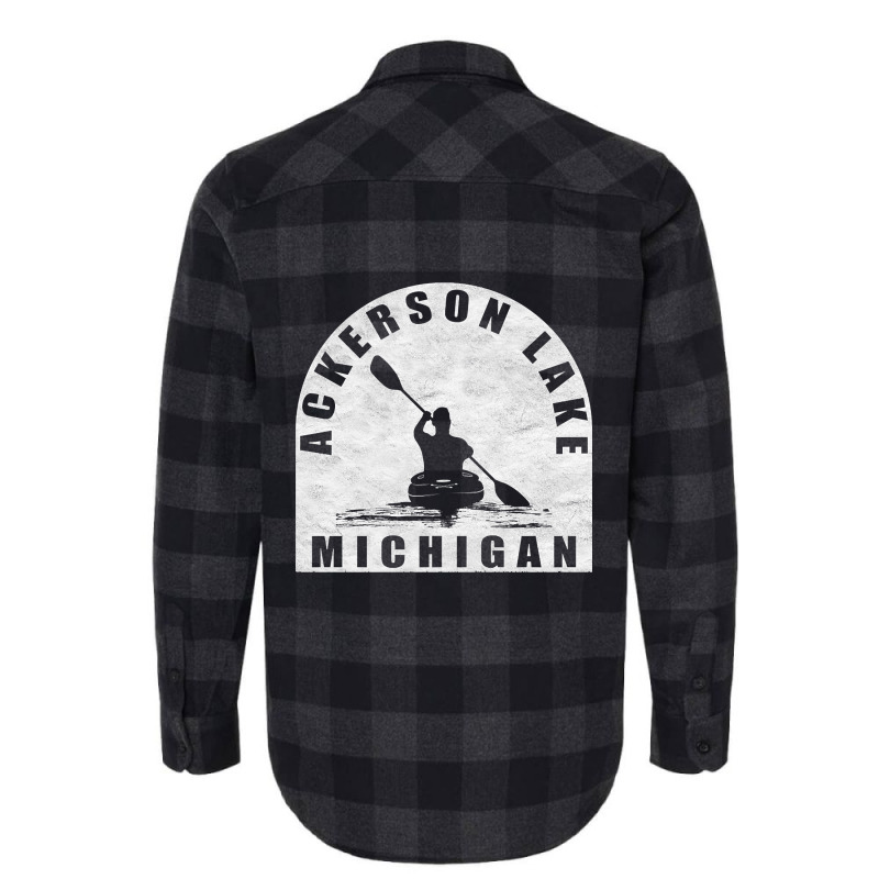 Trending Ackerson Lake Kayaking Michigan Flannel Shirt | Artistshot