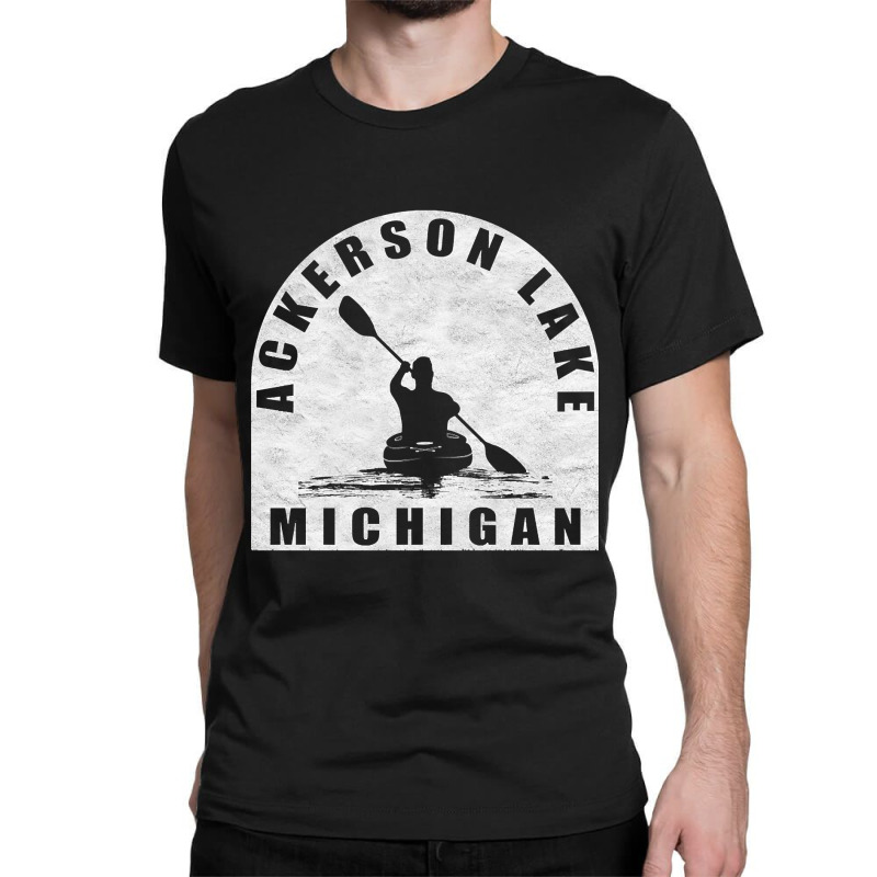 Trending Ackerson Lake Kayaking Michigan Classic T-shirt | Artistshot