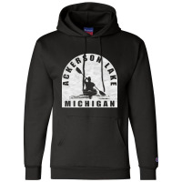 Trending Ackerson Lake Kayaking Michigan Champion Hoodie | Artistshot