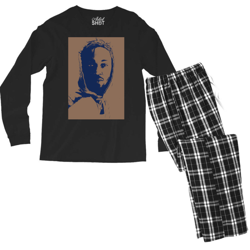 Trending Kendrick Lamar Amazing Potrait Men's Long Sleeve Pajama Set by Box Bingham | Artistshot