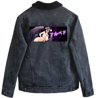 Albedo Anime Slap Unisex Sherpa-lined Denim Jacket | Artistshot